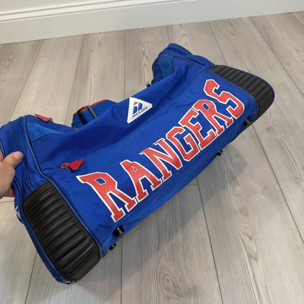 New York Rangers Apex One Duffel Bag Vintage Logo NHL 90s Nylon
